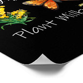 Poster Sauvez Le Plante Des Monarques Un Papillon De Lait (Coin)