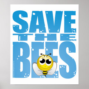 Poster Sauvez les abeilles