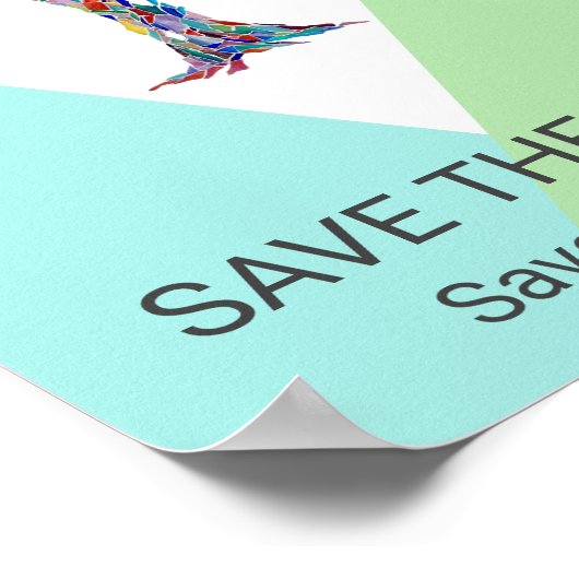 Poster Sauvez les arbres (Coin)