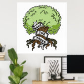Poster Sauvez Les Arbres (Bureau à domicile)