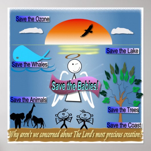 Poster Sauvez les bébés ! (Devant)