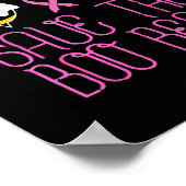 Poster Sauvez les Boobees Boo Bees Cancer du sein Hallowe (Coin)