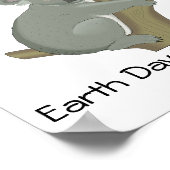 Poster Sauvez les espèces en péril Koala (Coin)