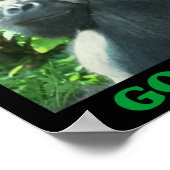 Poster Sauvez les gorilles (Coin)