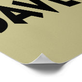 Poster Sauvez les rhinocéros (Coin)