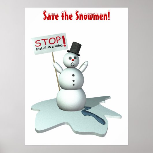 Poster Sauvez les Snowmen ! (Devant)