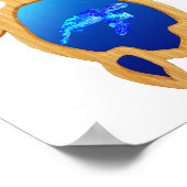 Poster Sauvez Les Tortues (Coin)