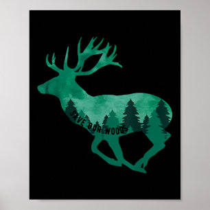 Poster Sauvez Notre Bois Protection De l'environnement De