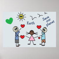 Sauvez notre planète Terre Mauvaise Amour Message