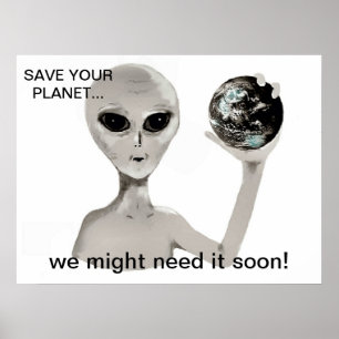 Poster Sauvez votre planète