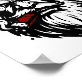 Poster Savage Santa Claus Smoking Cigar Christmas  (Coin)