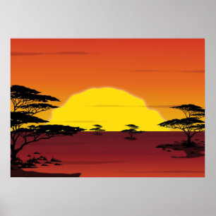 Poster Savane