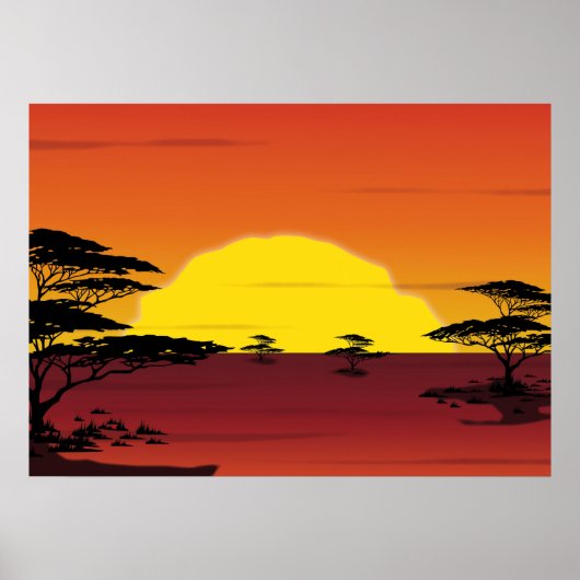 Poster Savane (Devant)