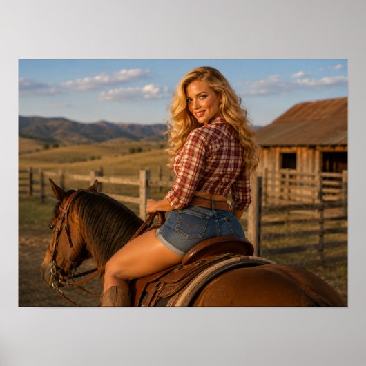 Poster Savannah Cole - Équitation (Devant)