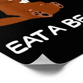 Poster Save A Tree Eat A Beaver _ Funny Quote Tee  (Coin)