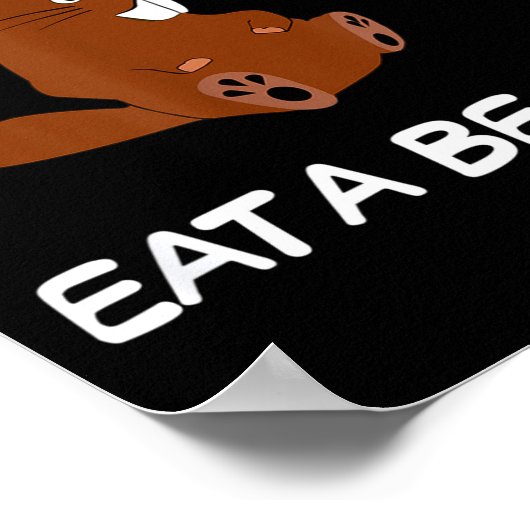 Poster Save A Tree Eat A Beaver _ Funny Quote Tee (Coin)