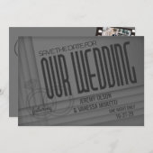  Poster Save The Date (Voorkant / Achterkant)