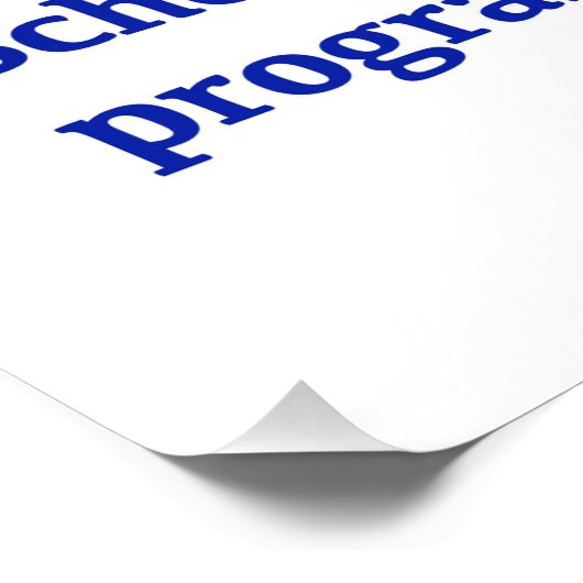 Poster Save the National School Lunch Program (Coin)