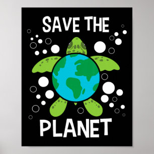 Poster Save the Planet - Protection De l'environnement Ea