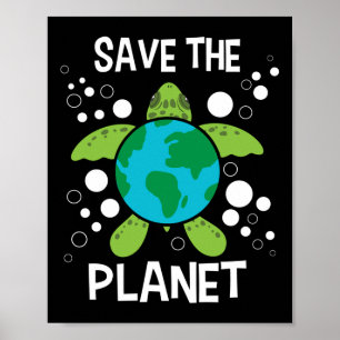 Poster Save the Planet - Protection De l'environnement Ea