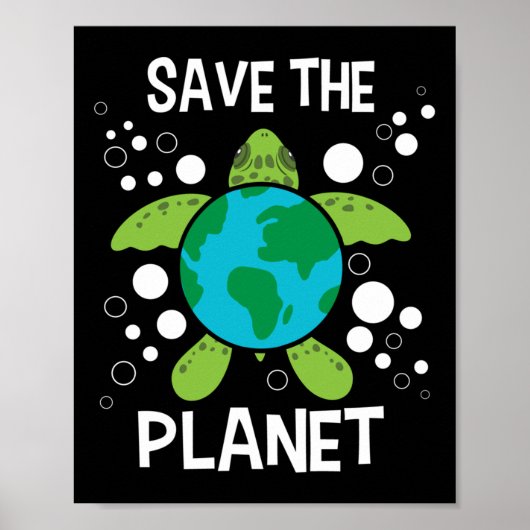 Poster Save the Planet - Protection De l'environnement Ea (Devant)
