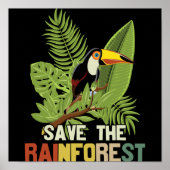 Poster save the rainfor (Devant)