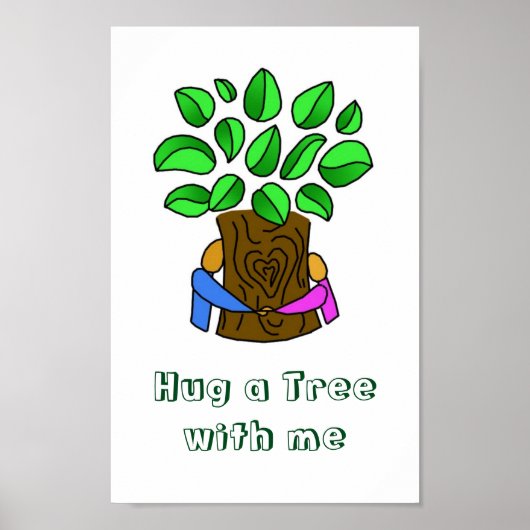 Poster Save Trees (Devant)