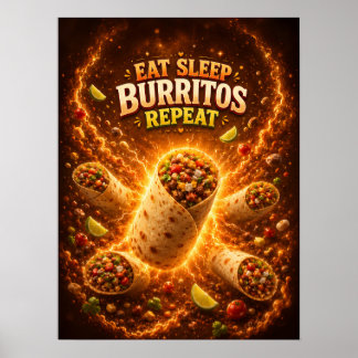 Poster Saveur de fête de nourriture mexicaine