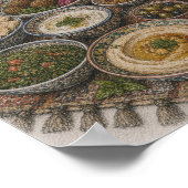 Poster Saveurs du Moyen-Orient Culinaire (Coin)
