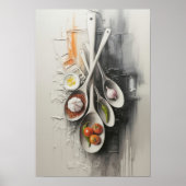 Poster Saveurs sous forme (Devant)