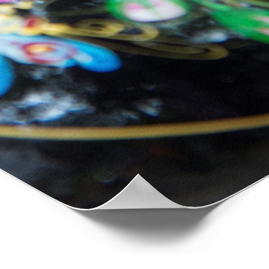 Poster Savon Carrelé au marché (Coin)