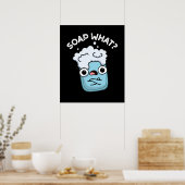Poster Savon Ce Drôle Soap Pun Soap Dark BG (Cuisine)