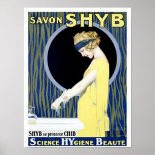 Poster Savon Shyb Science, Hygiène, Beauté