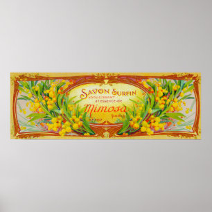 Poster Savon Surfin Soap LabelParis, France