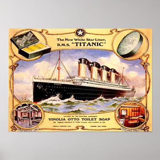 Poster Savon Titanic (Devant)