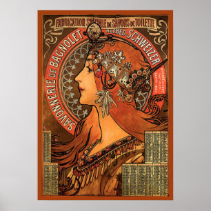 Poster Savonnerie De Bagnolet by Mucha