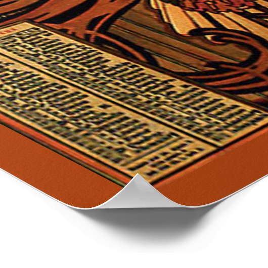 Poster Savonnerie De Bagnolet par Mucha (Coin)