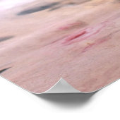 Poster Savoureux Thé Fleurs Roses Et Boisson De Citron (Coin)