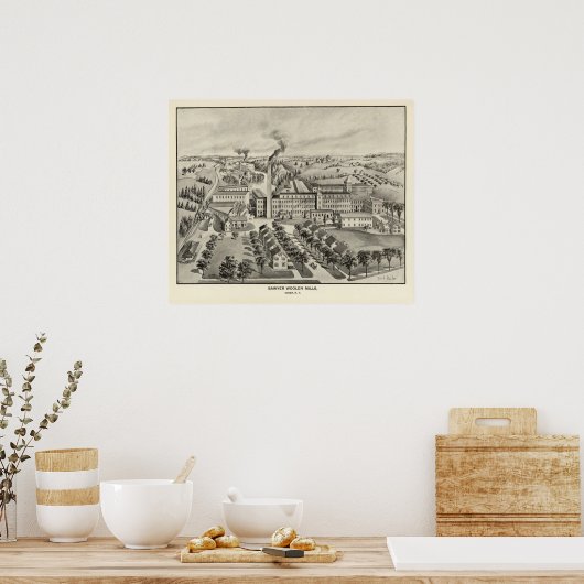 Poster Sawyer Woolen Mills (Cuisine)