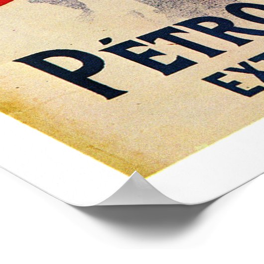 Poster Saxoleine, Jules Chéret (Coin)