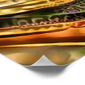 Poster Saxophon ornemental (Coin)