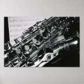 Poster Saxophone (Devant)