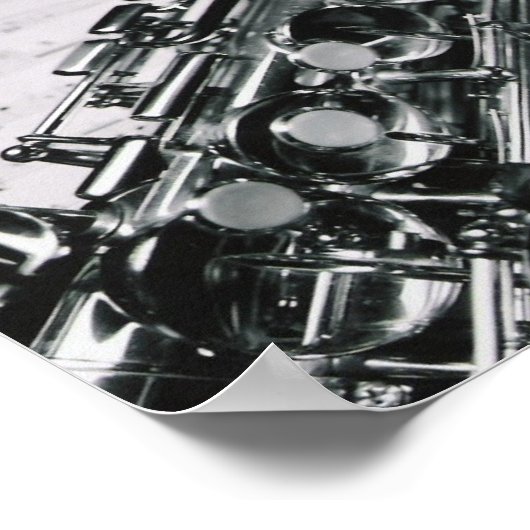 Poster Saxophone (Coin)