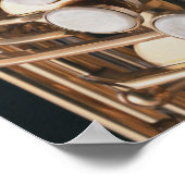 Poster Saxophone (Coin)