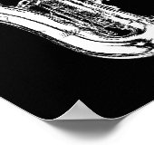 Poster Saxophone (Coin)