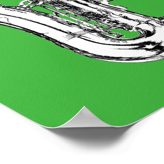 Poster Saxophone (Coin)