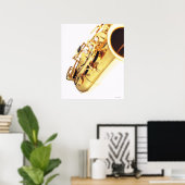 Poster Saxophone 3 (Bureau à domicile)