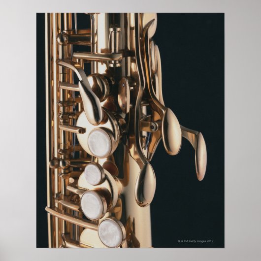 Poster Saxophone 5 (Devant)