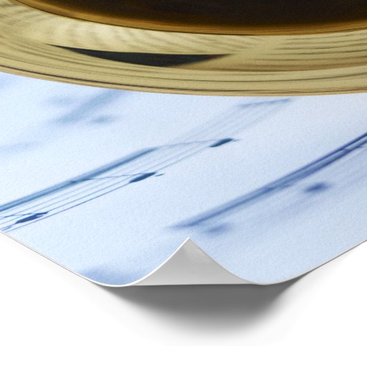 Poster Saxophone Soprano (Coin)