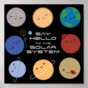 Poster Say Hello to the Solar System!